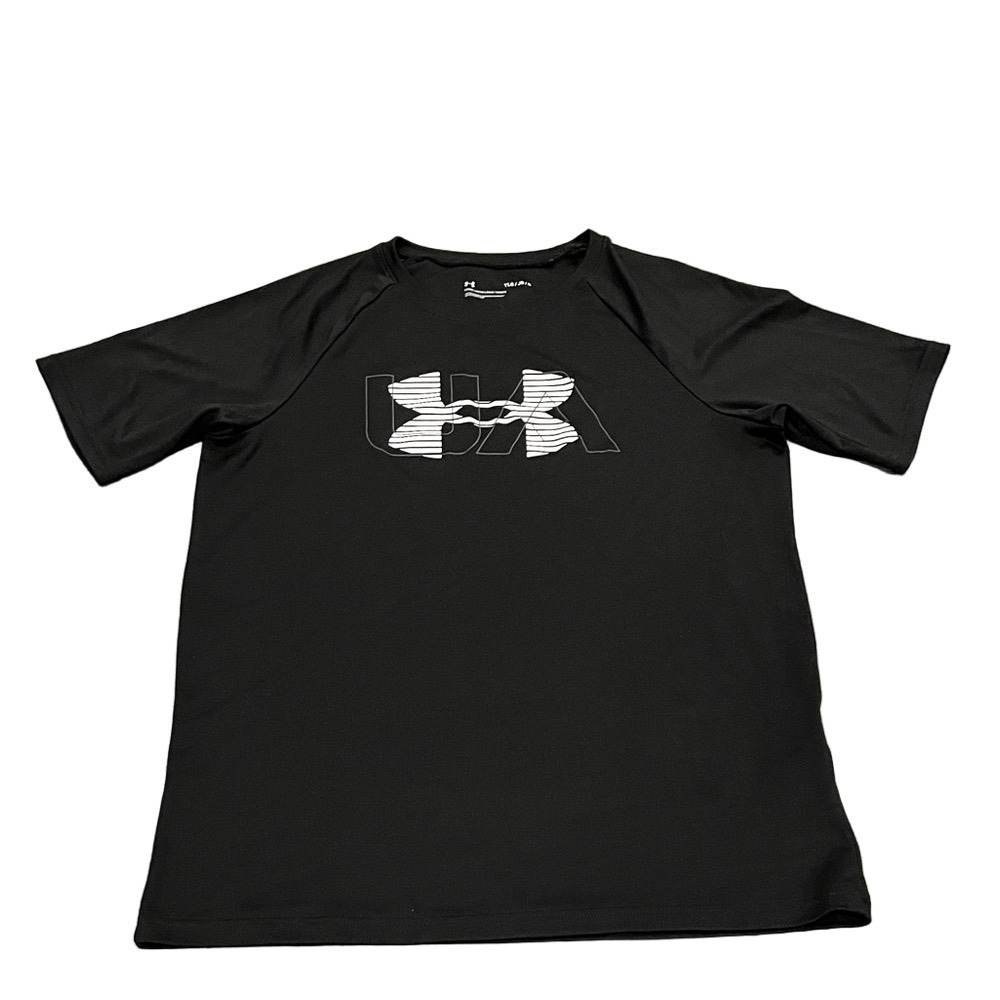 Under Armour Black Tee with Logo kids large